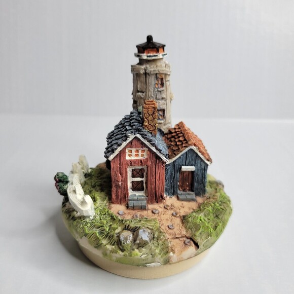 Other - LIGHTHOUSE SCENE JAR CANDLE TOPPER 3” Base For Yankee Candle  B1-40